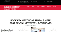 Desktop Screenshot of boatrentalsofkeywest.com